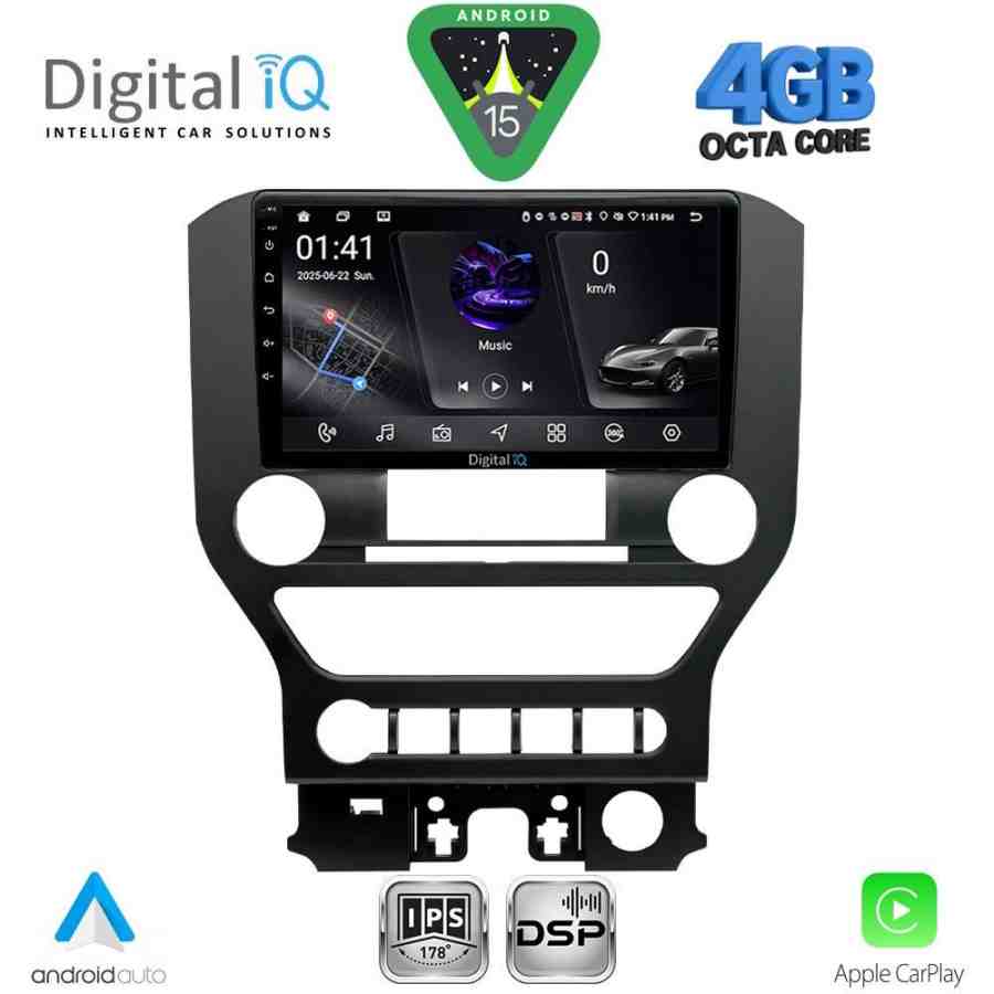 DIGITAL IQ RSG 6166_CPA 4BUT (9inc) MULTIMEDIA TABLET for FORD MUSTANG mod. 2015-2020