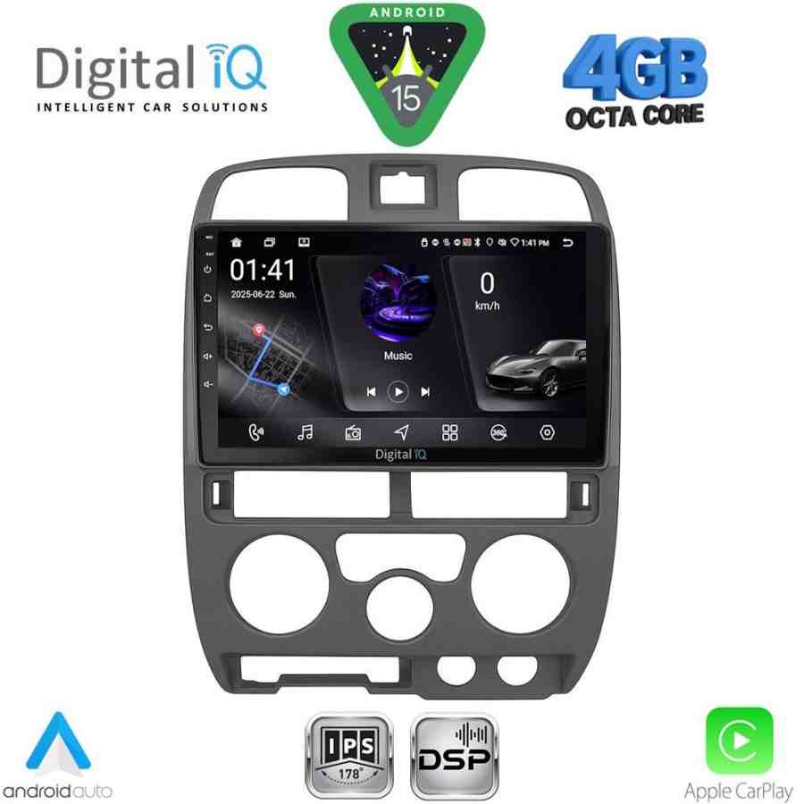 DIGITAL IQ RSG 6253GR_CPA (9inc) MULTIMEDIA TABLET for ISUZU D-MAX mod. 2002-2008 (GREY)