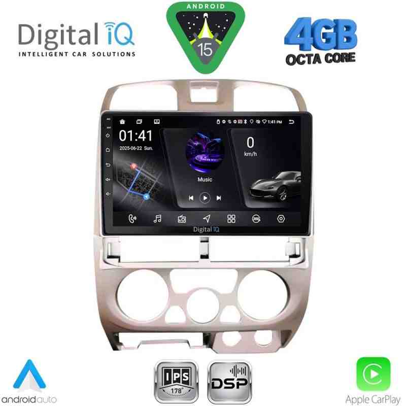 DIGITAL IQ RSG 6253SL_CPA (9inc) MULTIMEDIA TABLET for ISUZU D-MAX mod. 2002-2008 (SILVER)