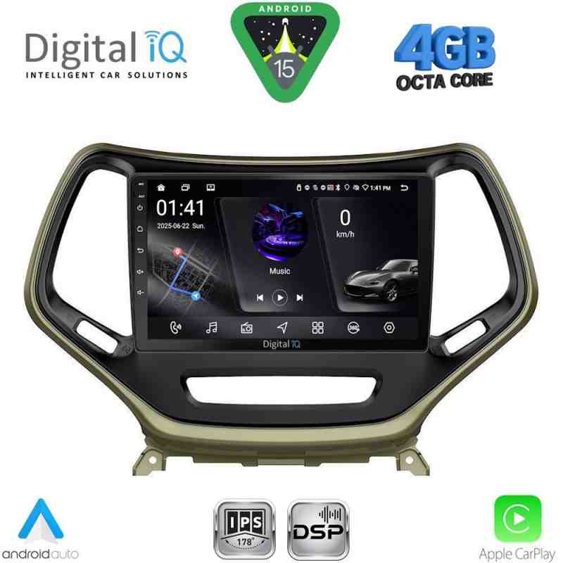 DIGITAL IQ RSG 6273_CPA (10inc) MULTIMEDIA TABLET for JEEP CHEROKEE mod. 2014-2024