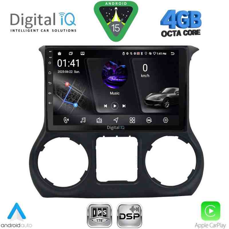 DIGITAL IQ RSG 6296_CPA (10inc) MULTIMEDIA TABLET for JEEP WRANGLER  mod. 2014-2017