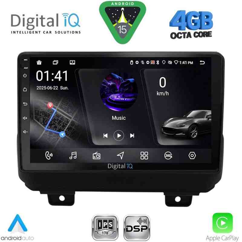 DIGITAL IQ RSG 6298_CPA (9inc) MULTIMEDIA TABLET for JEEP WRANGLER mod. 2018-2026