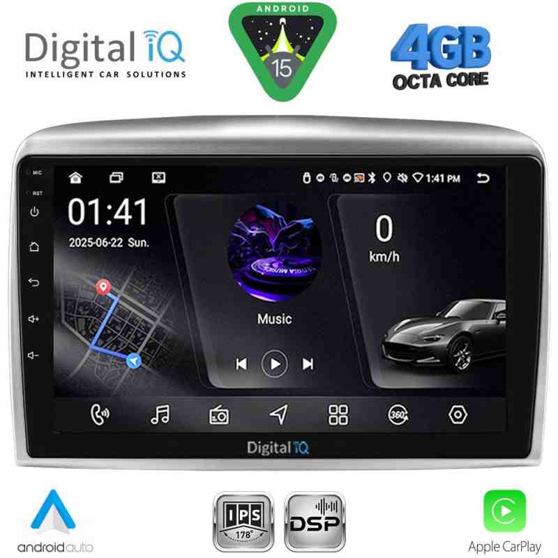 DIGITAL IQ RSG 6333_CPA (9inc) MULTIMEDIA TABLET for LANCIA YPSILON mod. 2006-2011