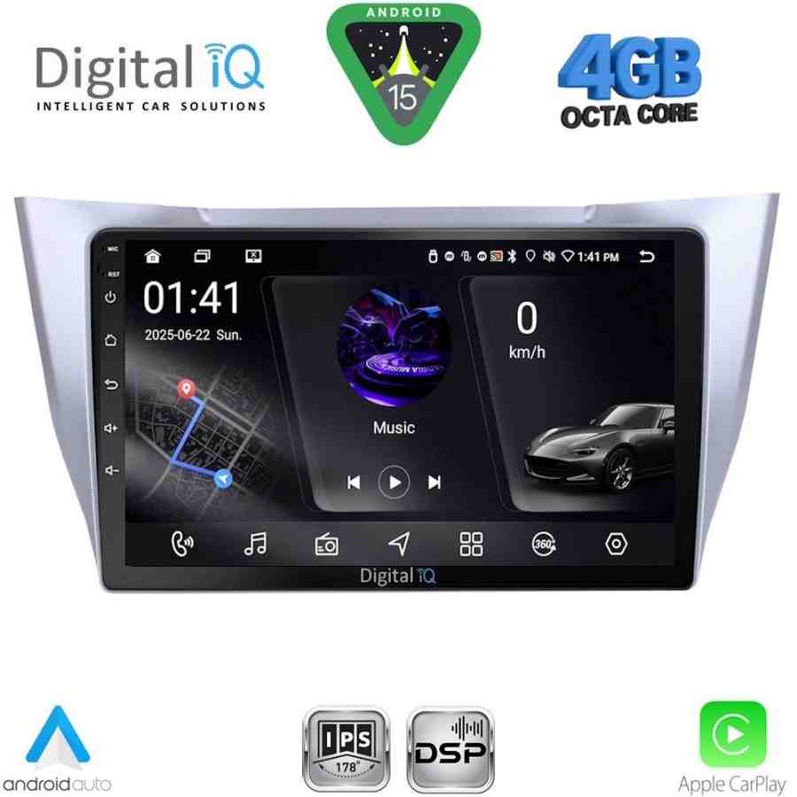 DIGITAL IQ RSG 6345SL_CPA (10inc) MULTIMEDIA TABLET for LEXUS RX 300 – 400 mod. 2003-2008
