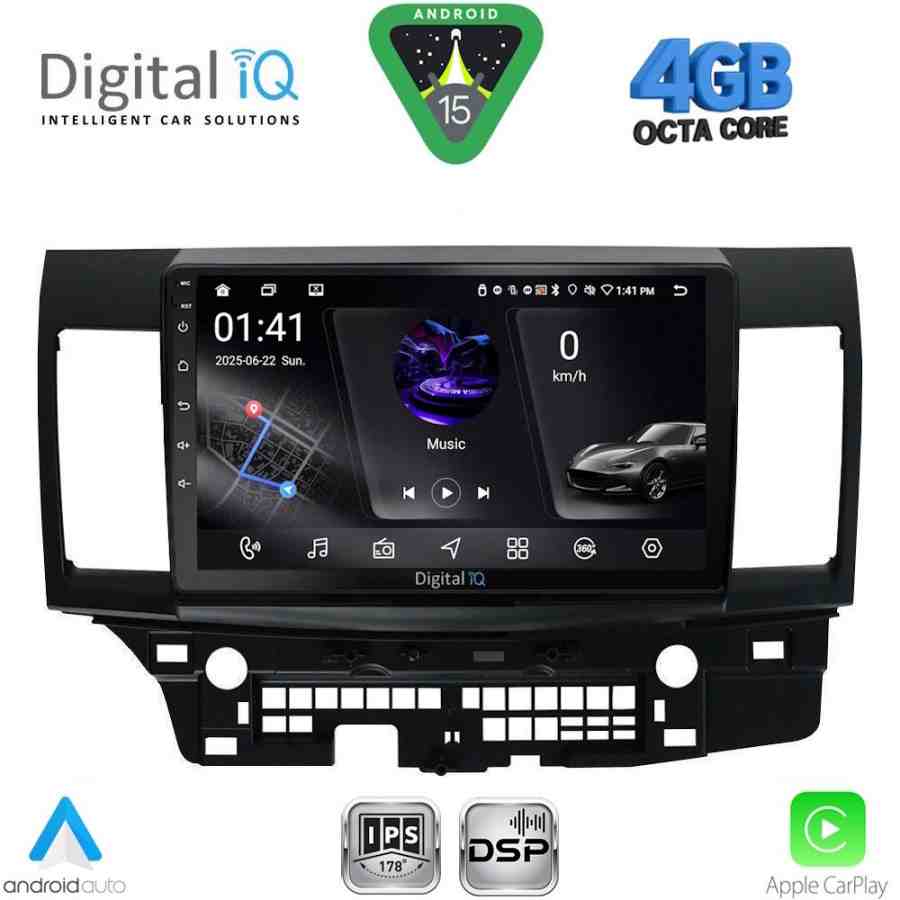 DIGITAL IQ RSG 6434_CPA (10inc) MULTIMEDIA TABLET for MITSUBISHI LANCER mod. 2008-2017
