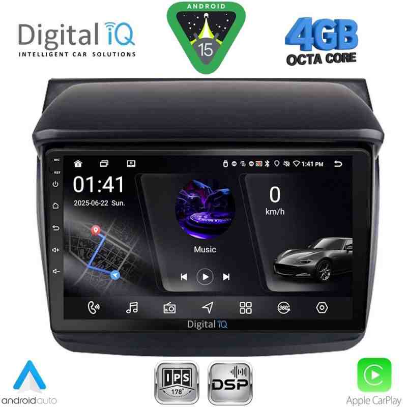 DIGITAL IQ RSG 6436_CPA (9inc) MULTIMEDIA TABLET for MITSUBISHI L200 mod. 2006-2015