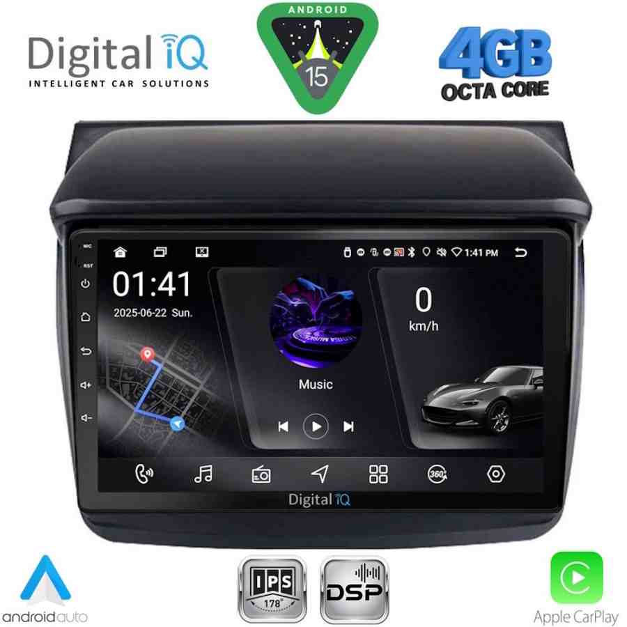 DIGITAL IQ RSG 6436_CPA (9inc) MULTIMEDIA TABLET for MITSUBISHI L200 mod. 2006-2015