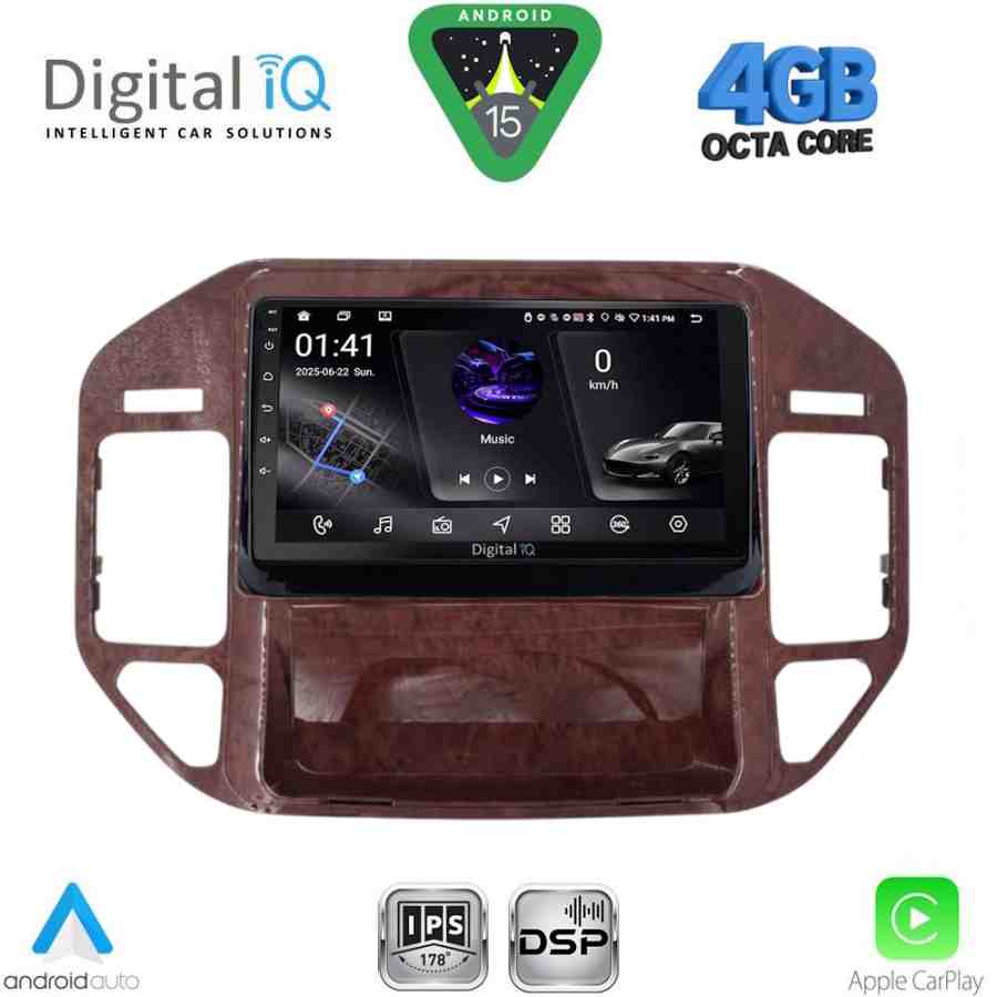 DIGITAL IQ RSG 6444BR_CPA (9inc) MULTIMEDIA TABLET for MITSUBISHI PAJERO mod. 1999-2006