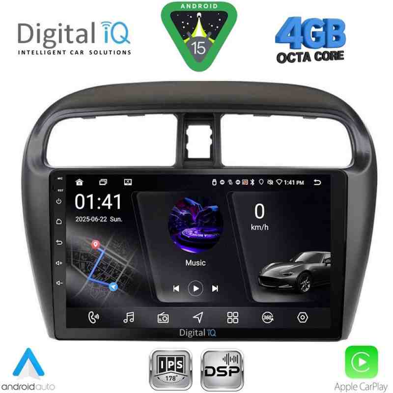 DIGITAL IQ RSG 6448_CPA (9inc) MULTIMEDIA TABLET for MITSUBISHI SPACESTAR mod. 2013-2020