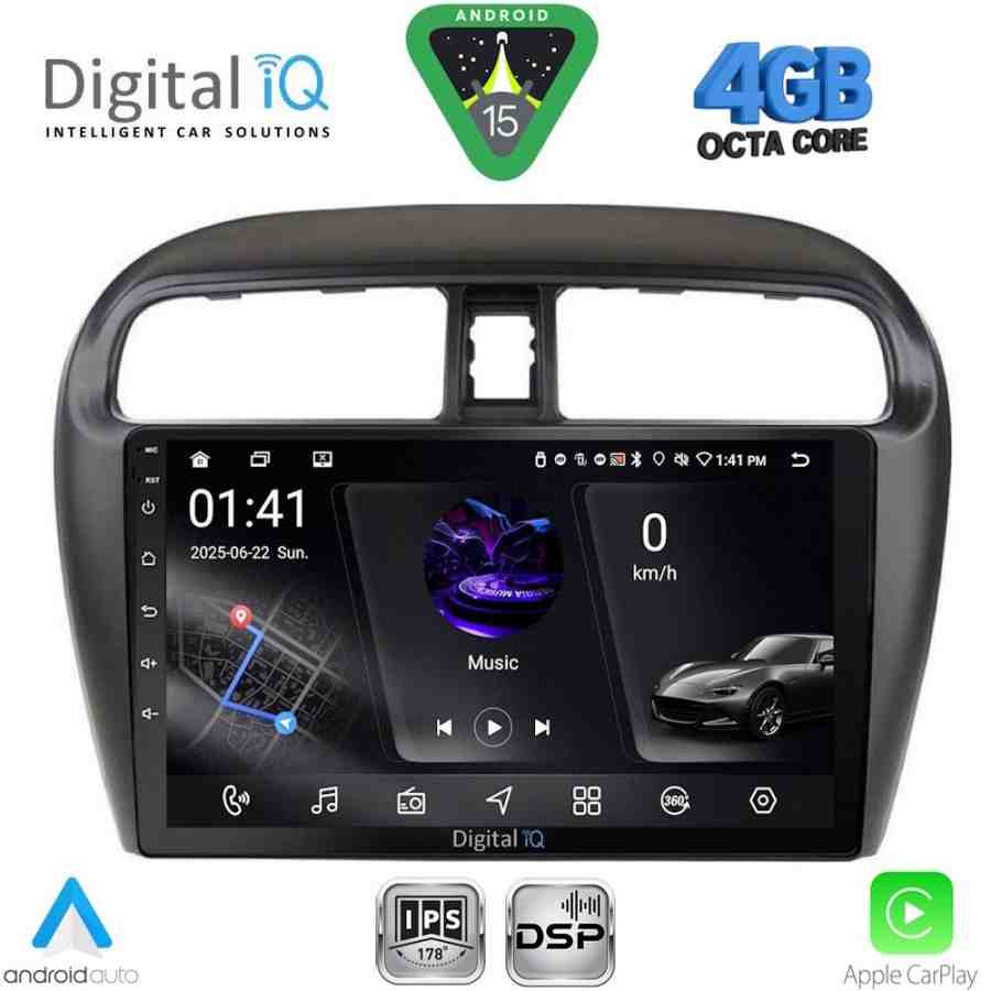 DIGITAL IQ RSG 6448_CPA (9inc) MULTIMEDIA TABLET for MITSUBISHI SPACESTAR mod. 2013-2020