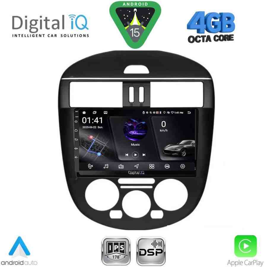 DIGITAL IQ RSG 6465B AC_CPA (9inc) MULTIMEDIA TABLET for NISSAN TIIDA mod. 2013-2023 with A/C