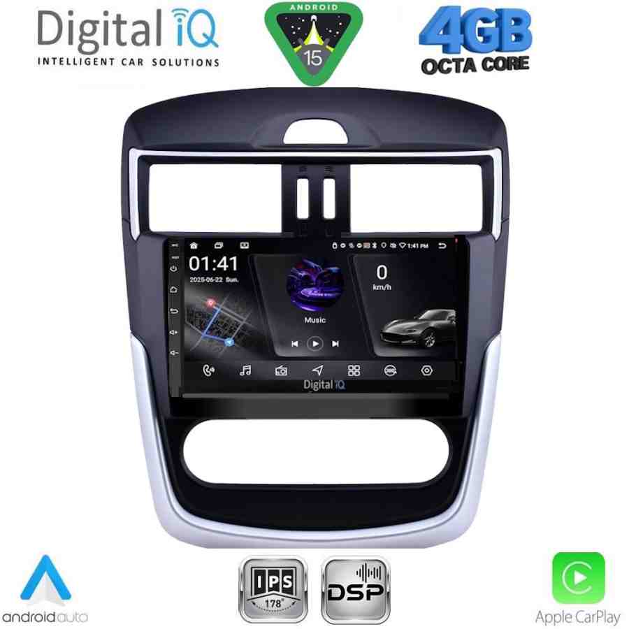 DIGITAL IQ RSG 6465CL_CPA (10.1inc) MULTIMEDIA TABLET for NISSAN TIIDA mod. 2013-2023 with CLIMA