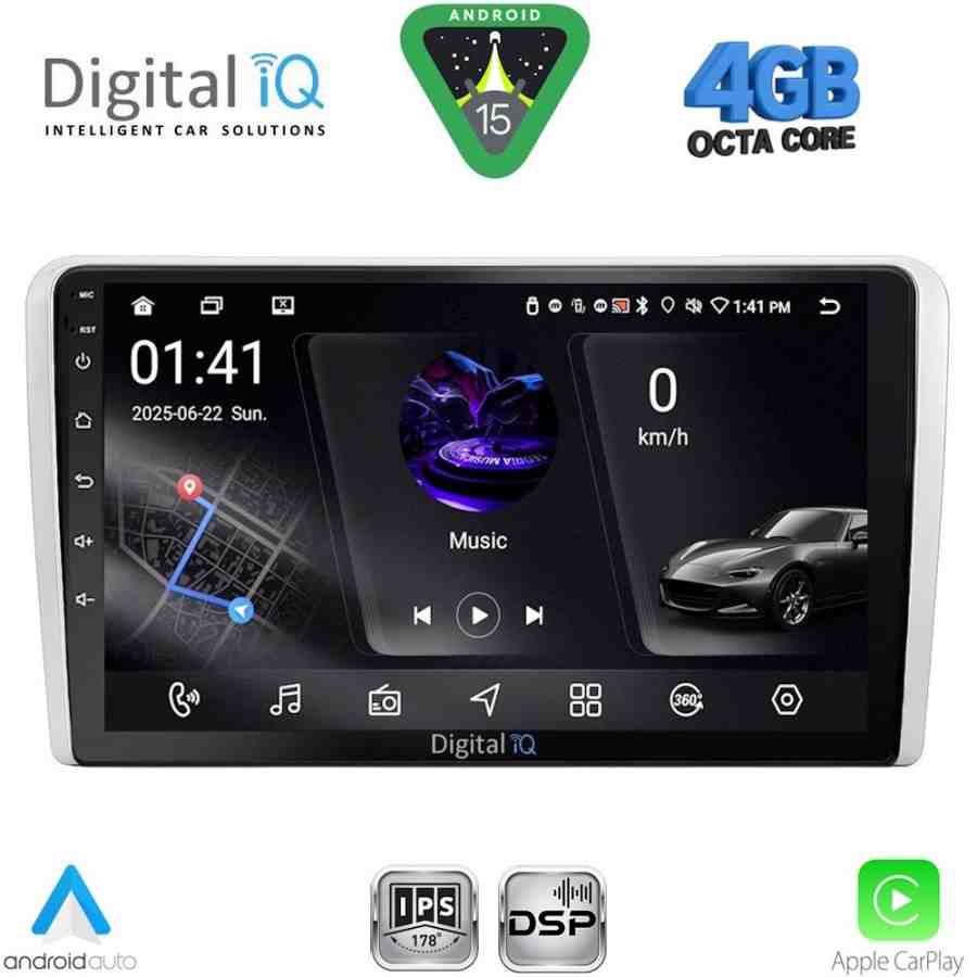 DIGITAL IQ RSG 6481SL_CPA (9inc) MULTIMEDIA TABLET for OPEL ALL mod. 2004-2014 (SILVER)