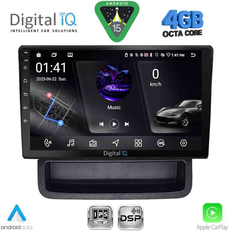 DIGITAL IQ RSG 6559_CPA (9inc) MULTIMEDIA TABLET for RENAULT TWINGO mod. 2007-2014