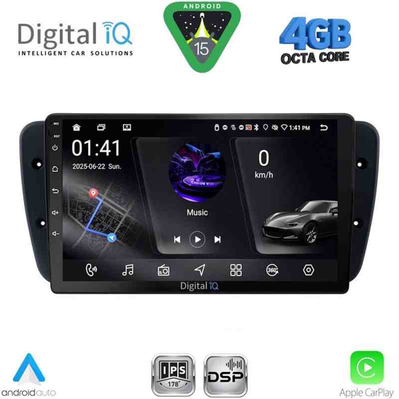 DIGITAL IQ RSG 6571_CPA (9inc) MULTIMEDIA TABLET for SEAT IBIZA mod. 2008-2015
