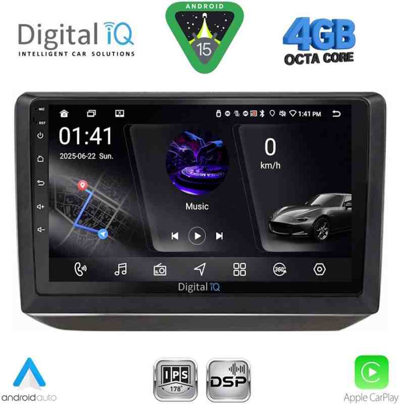 DIGITAL IQ RSG 6581_CPA (10inc) MULTIMEDIA TABLET for SKODA FABIA mod. 2008-2014
