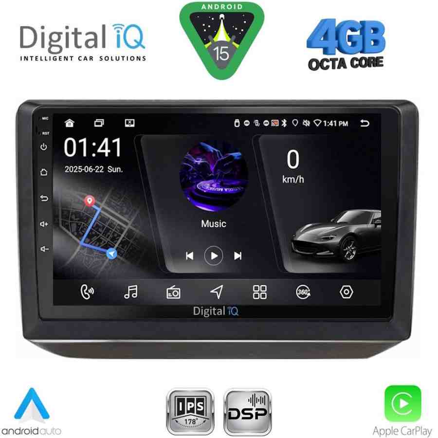 DIGITAL IQ RSG 6581_CPA (10inc) MULTIMEDIA TABLET for SKODA FABIA mod. 2008-2014