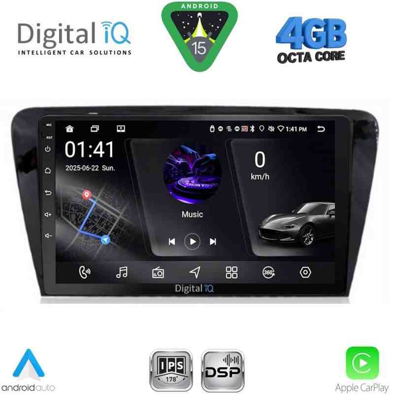 DIGITAL IQ RSG 6597_CPA (10inc) MULTIMEDIA TABLET for SKODA OCTAVIA 7 mod. 2013-2021
