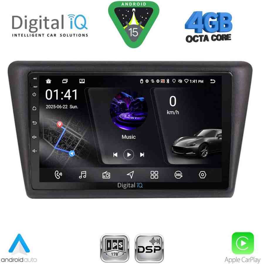 DIGITAL IQ RSG 6600_CPA (9inc) MULTIMEDIA TABLET for SKODA RAPID SPACEBACK mod. 2014-2019