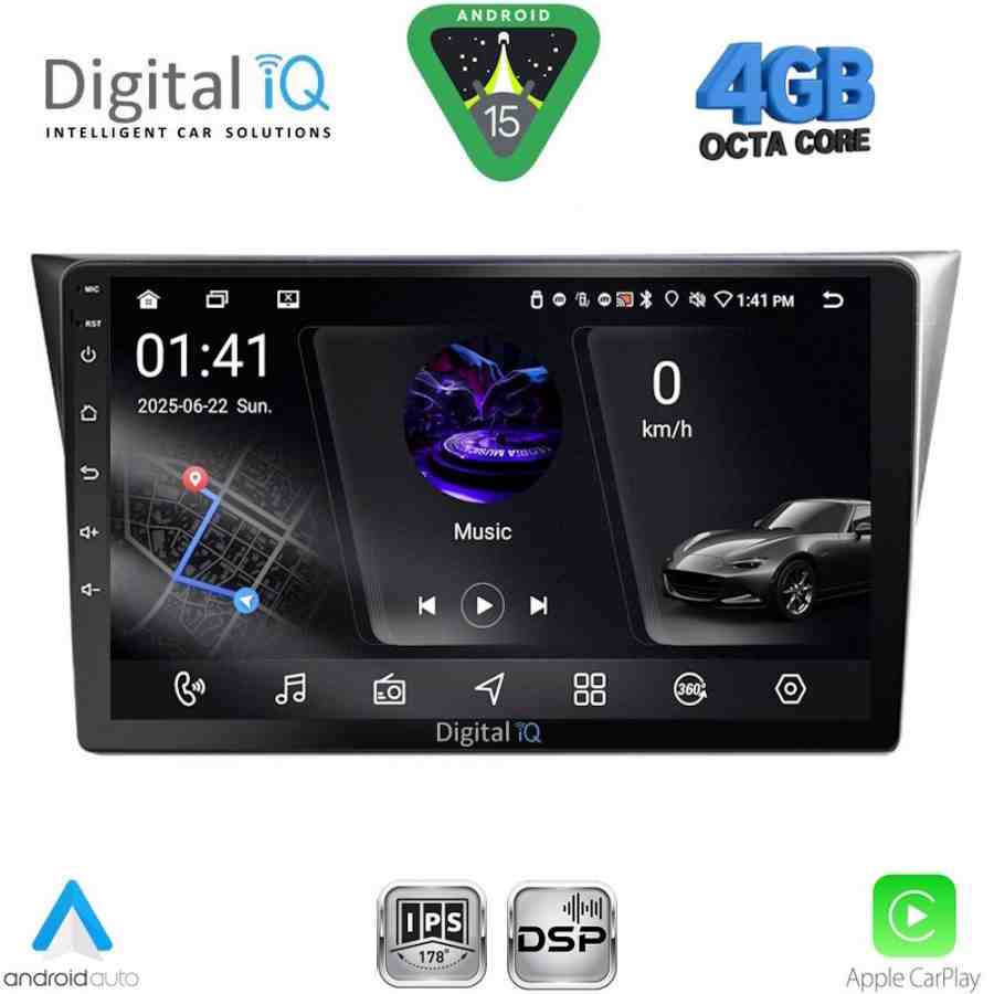 DIGITAL IQ RSG 6659_CPA (9inc) MULTIMEDIA TABLET for SUBARU IMPREZA mod. 2002-2008