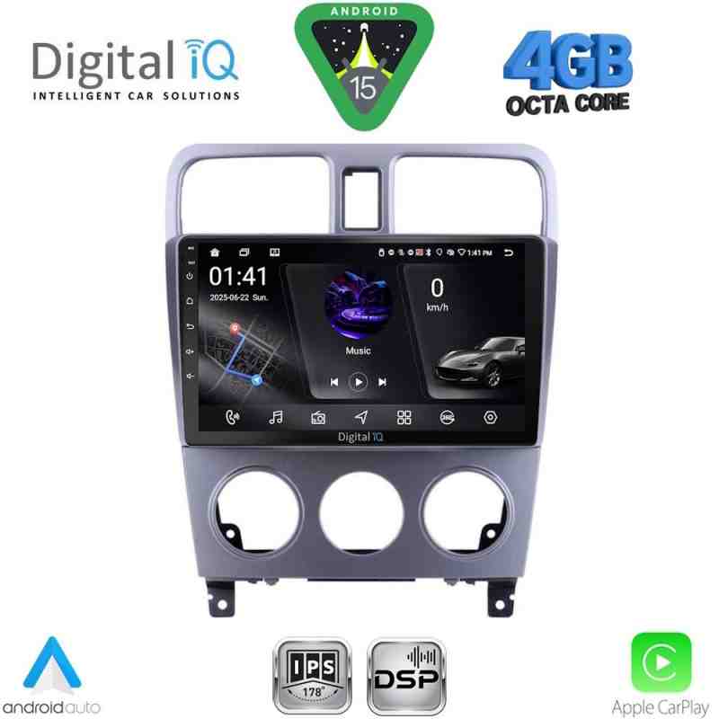 DIGITAL IQ RSG 6661_CPA (9inc) MULTIMEDIA TABLET for SUBARU FORESTER  mod. 2002-2008