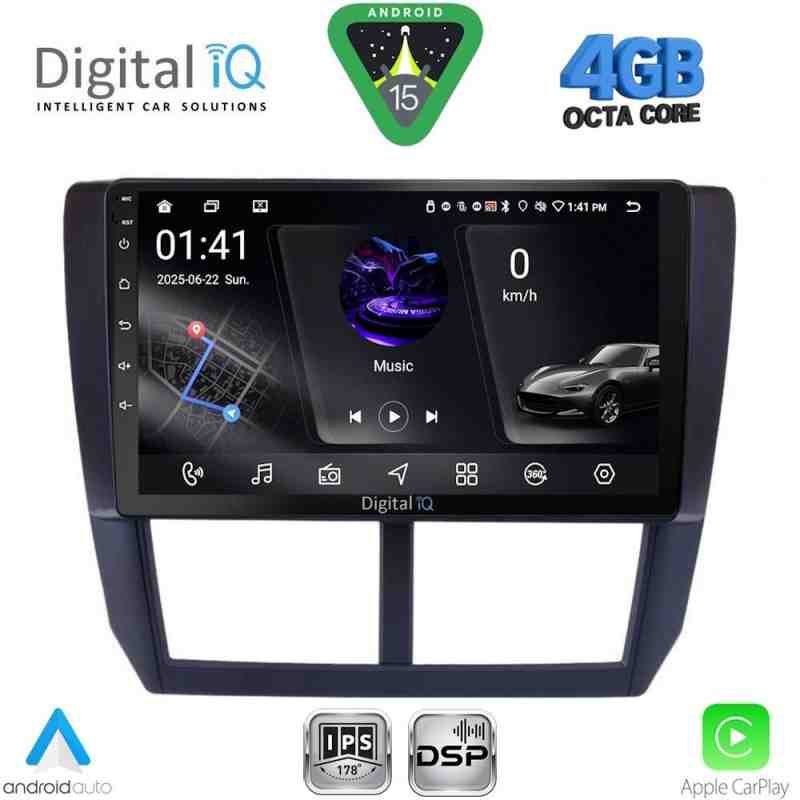 DIGITAL IQ RSG 6662_CPA (9inc) MULTIMEDIA TABLET for SUBARU FORESTER - IMPREZA - XV mod. 2008-2013