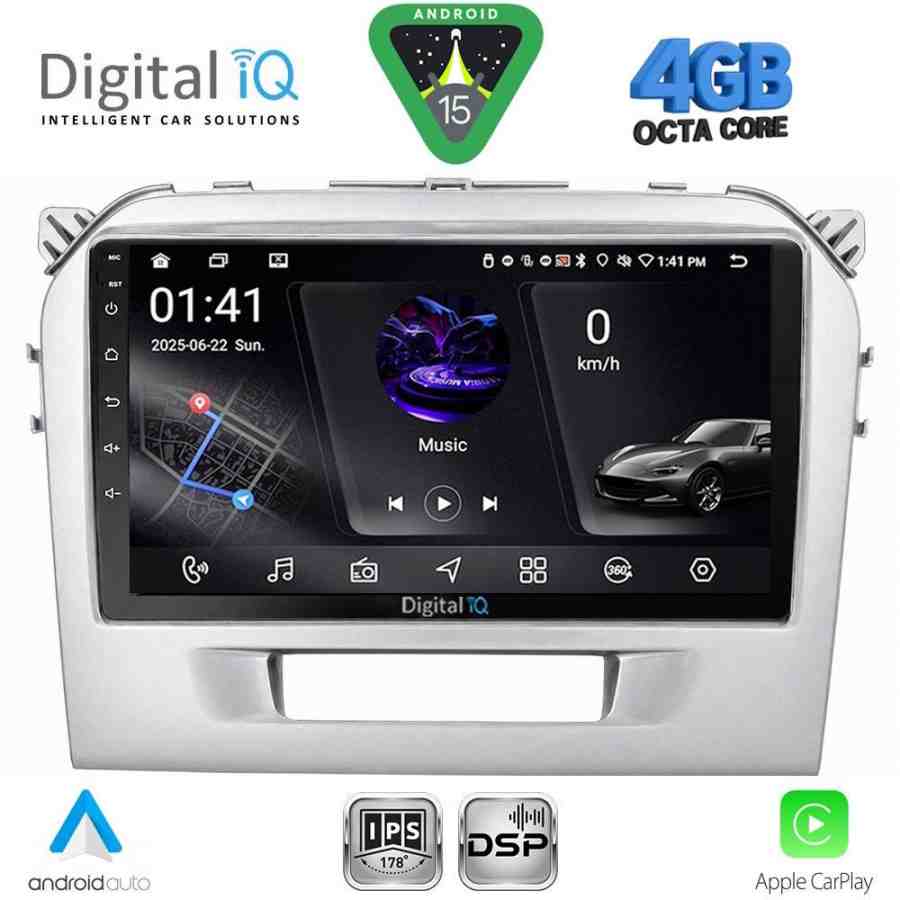 DIGITAL IQ RSG 6697SL_CPA (9inc) MULTIMEDIA TABLET for SUZUKI VITARA mod. 2016-2026 (SILVER)