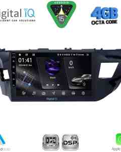 DIGITAL IQ RSG 6714MD_CPA (10inc) MULTIMEDIA TABLET for TOYOTA COROLLA mod. 2013-2016