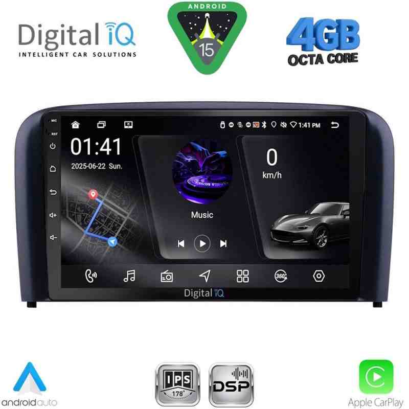 DIGITAL IQ RSG 6786_CPA (9inc) MULTIMEDIA TABLET for VOLVO S80 mod. 1999-2006