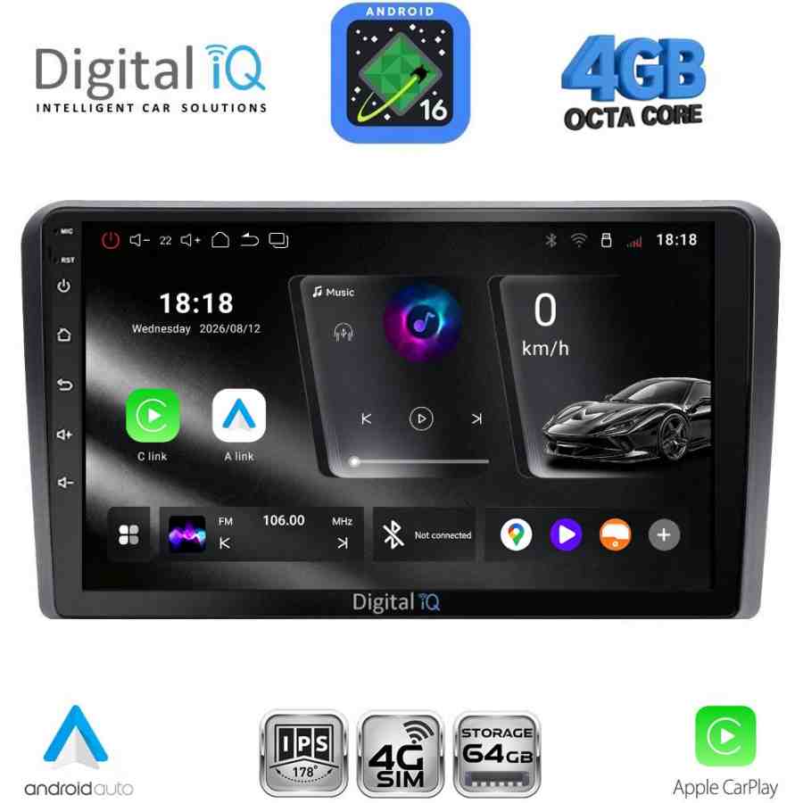 LENOVO RTG 6003_CPA (9inc) MULTIMEDIA TABLET for AUDI A3 mod. 2003-2012
