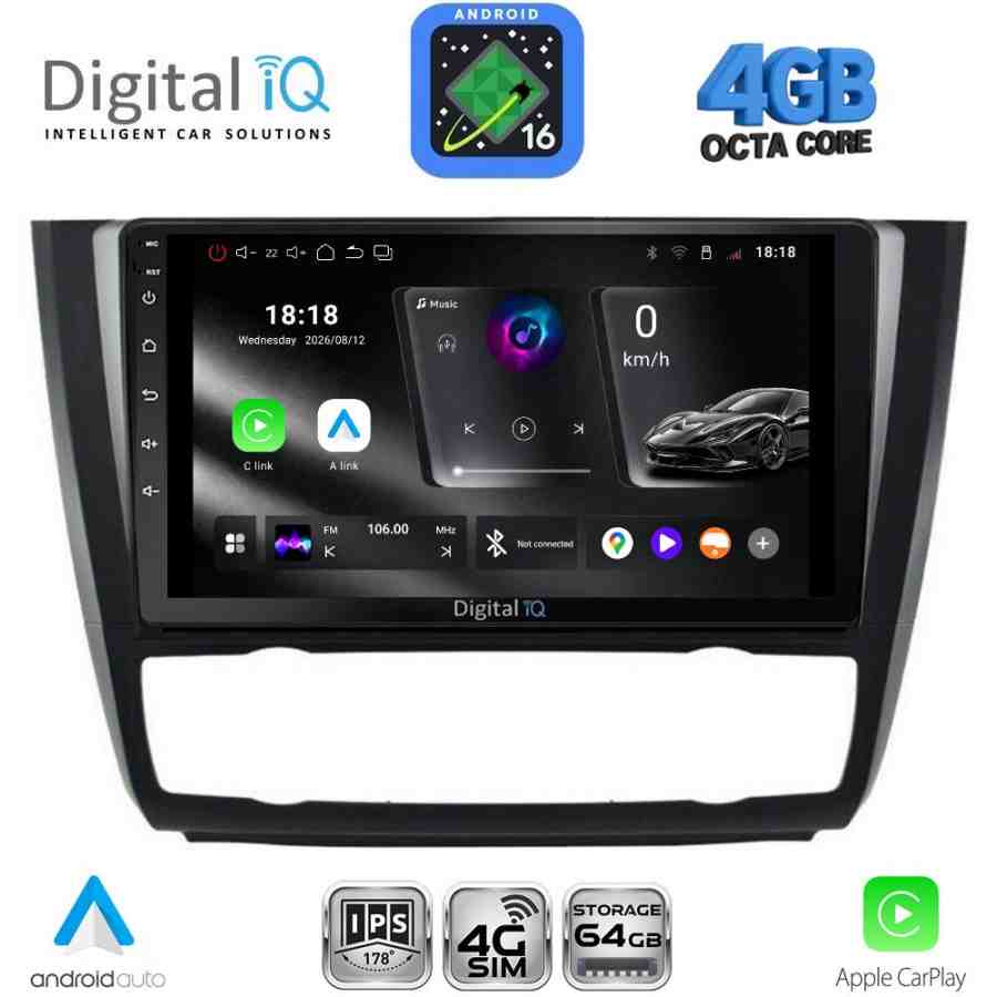 LENOVO RTG 6040_CPA CLIMA (9inc) MULTIMEDIA TABLET for BMW S.1  E81-82-87-88 mod. 2004-2013