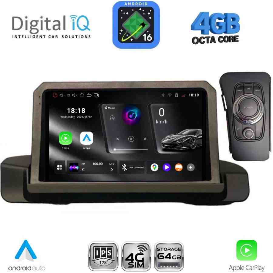LENOVO RTG 6044_CPA (9inc) MULTIMEDIA TABLET for BMW S.3 (E90-91-92) mod. 2005-2012