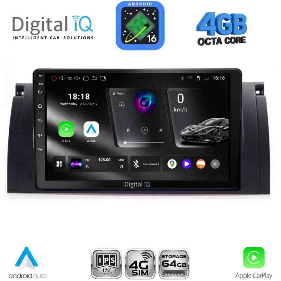 LENOVO RTG 6045_CPA (9inc) MULTIMEDIA TABLET for BMW Series 5 (E39) mod. 1997-2005 | X5 (E53) mod. 1999-2006