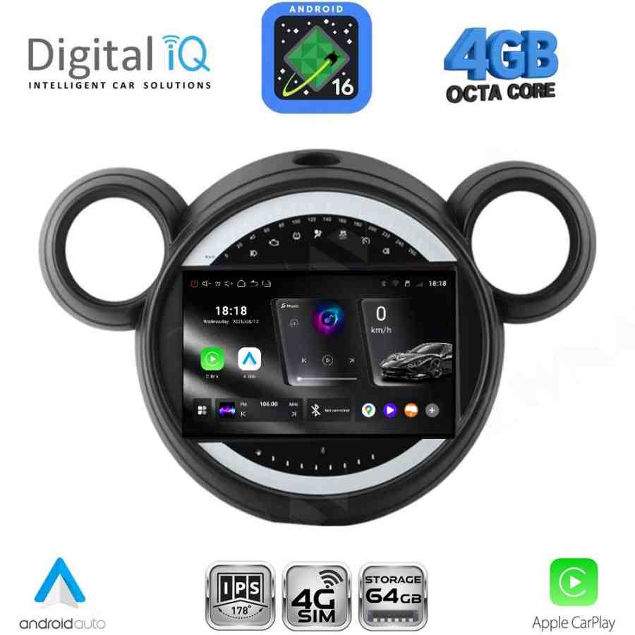 DIGITAL IQ RTG 6065_CPA (9inc) MULTIMEDIA TABLET for MINI COUNTRYMAN (R60) mod. 2010-2016 - PACEMAN (R61) mod. 2013-2016