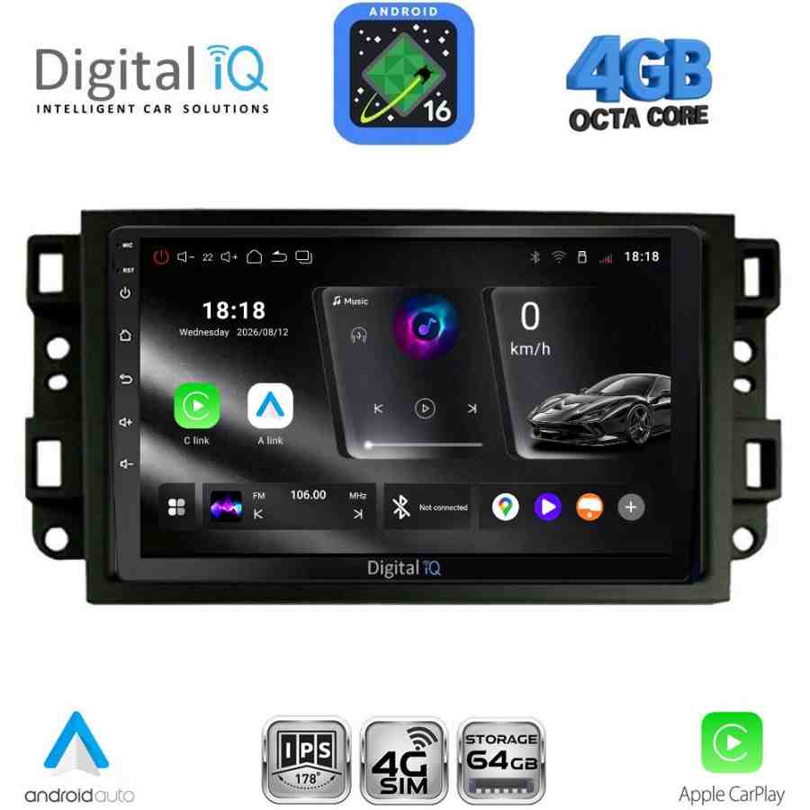 DIGITAL IQ RTG 6069_CPA (10inc) MULTIMEDIA TABLET for GMC ALL mod. 2004-2012