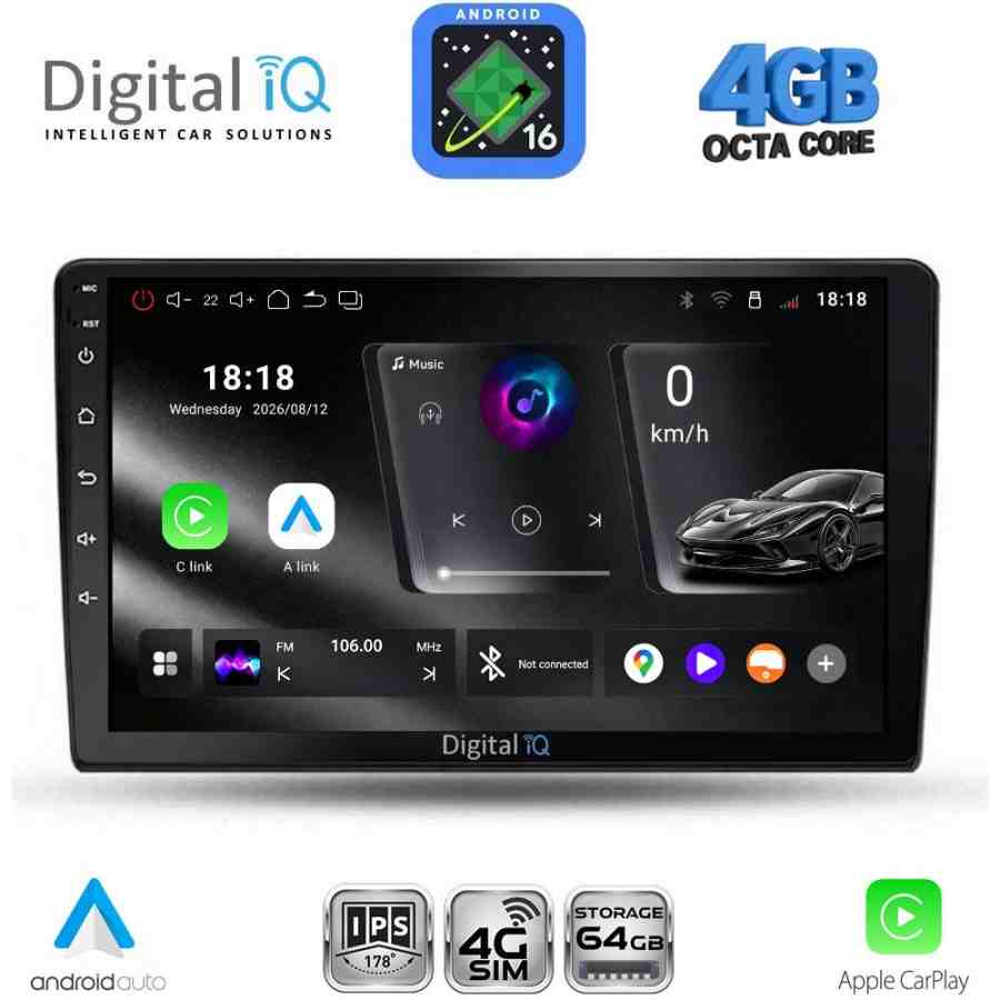 DIGITAL IQ RTG 6105_CPA (9inc) MULTIMEDIA TABLET for DACIA DUSTER mod. 2024+