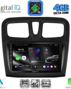 DIGITAL IQ RTG 6108SQ_CPA (9inc) MULTIMEDIA TABLET for DACIA LOGAN – SANDERO mod. 2012-2019