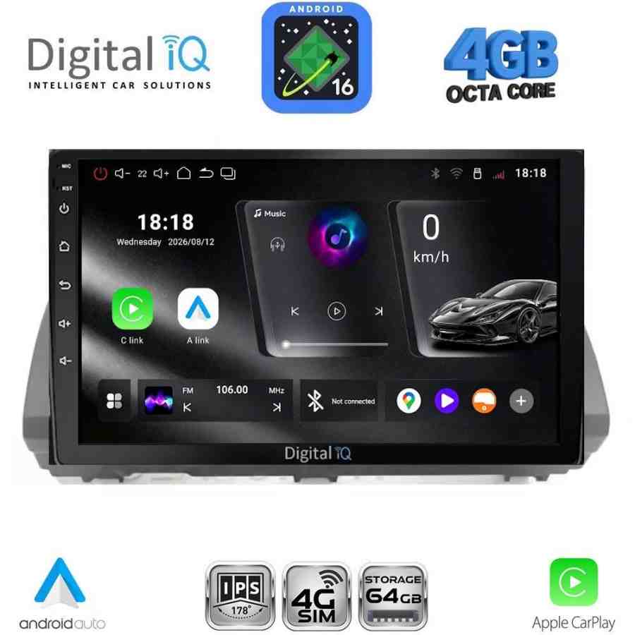 DIGITAL IQ RTG 6109B_CPA (10inc) MULTIMEDIA TABLET for DACIA LOGAN - SANDERO - JOGGER mod. 2020-2026