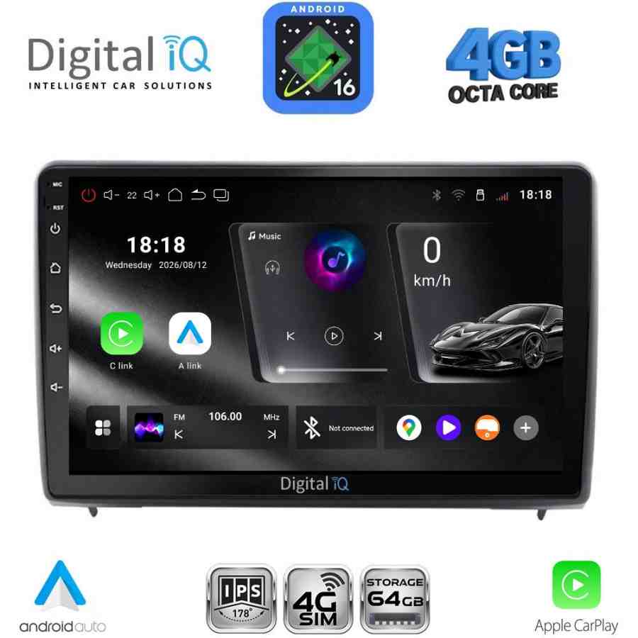 DIGITAL IQ RTG 6151_CPA (10inc) MULTIMEDIA TABLET for FORD ECOSPORT mod. 2018-2023