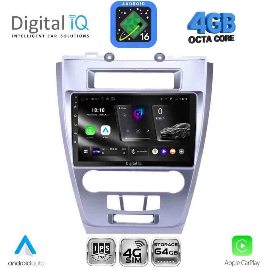 DIGITAL IQ RTG 6159_CPA (10inc) MULTIMEDIA TABLET for FORD FUSION mod. 2012-2017