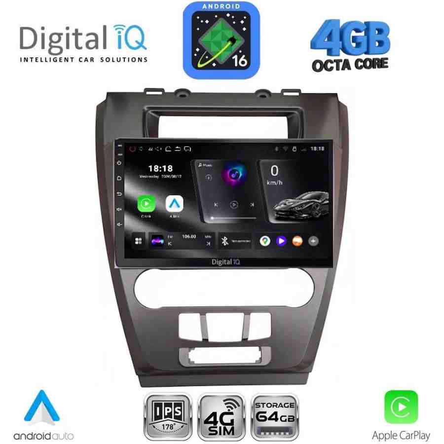 DIGITAL IQ RTG 6159CH_CPA (10inc) MULTIMEDIA TABLET for FORD FUSION mod. 2012-2017