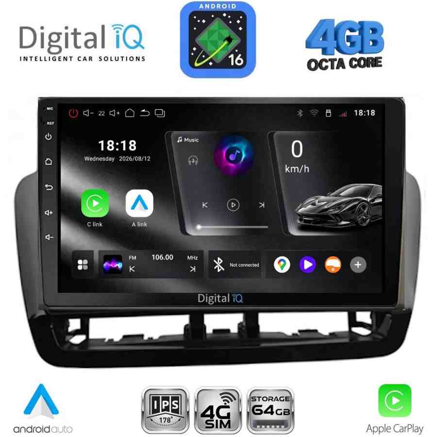 DIGITAL IQ RTG 6572BL_CPA (9inc) MULTIMEDIA TABLET for SEAT IBIZA mod. 2012-2015