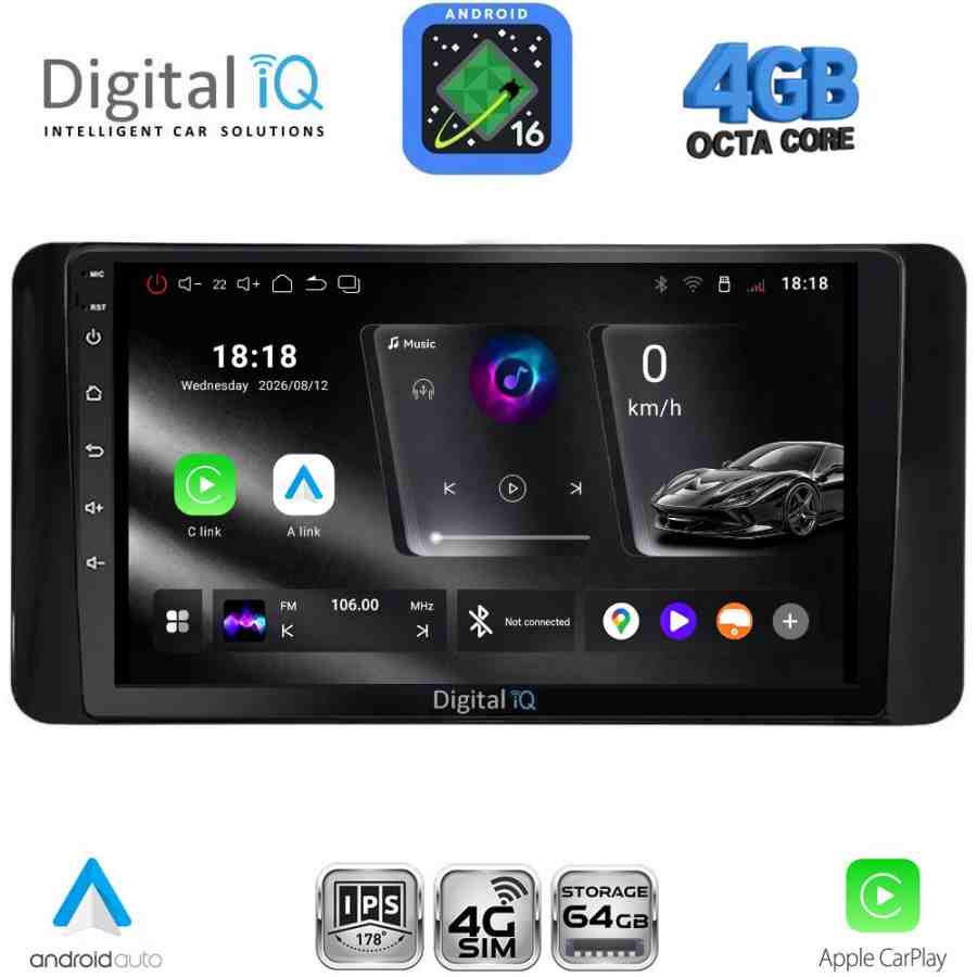 DIGITAL IQ RTG 6586_CPA (10inc) MULTIMEDIA TABLET for SKODA KAMIQ mod. 2018-2026
