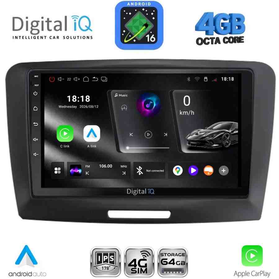 DIGITAL IQ RTG 6604A_CPA (9inc) MULTIMEDIA TABLET for SKODA SUPERB mod. 2008-2015