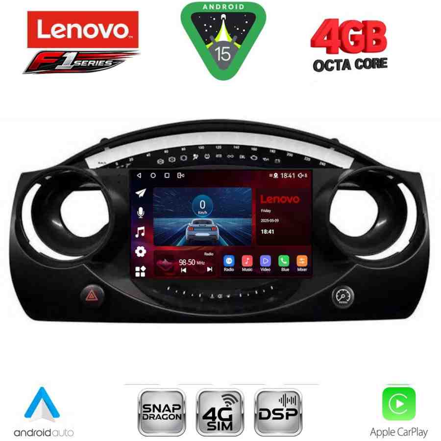 LENOVO SSQ 9063_CPA (9inc) MULTIMEDIA TABLET for MINI COOPER (R50-R52-R53) mod. 2000-2006