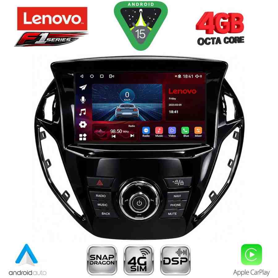 LENOVO SSQ 9150_CPA  (9inc) MULTIMEDIA TABLET for FORD B-MAX mod. 2012-2017