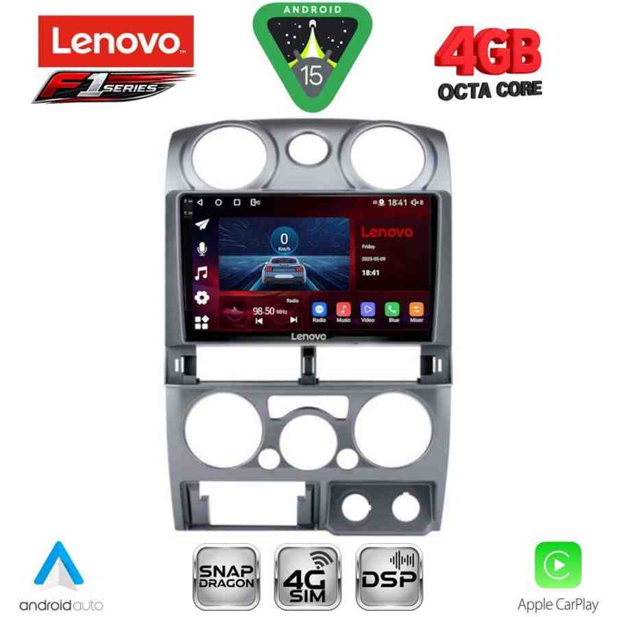 LENOVO SSQ 9254SL_CPA (9inc) MULTIMEDIA TABLET for ISUZU D-MAX mod. 2008-2012 (SILVER)