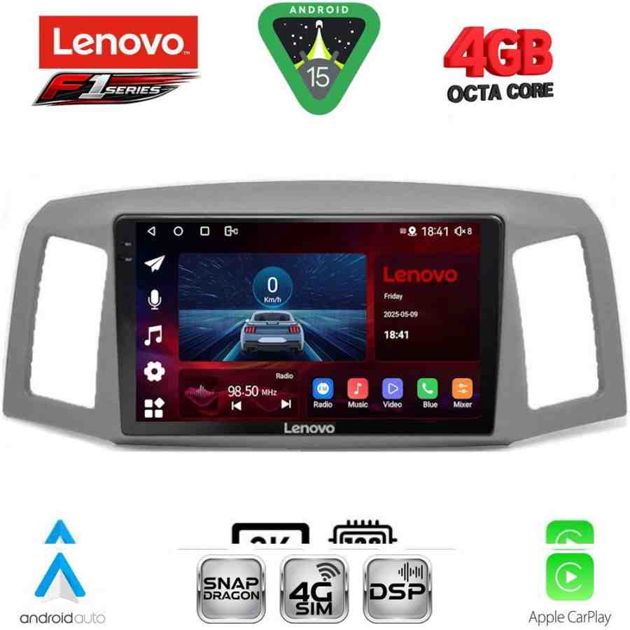 LENOVO SSQ 9281_CPA (10inc) MULTIMEDIA TABLET for JEEP GRAND CHEROKEE mod. 2005-2007