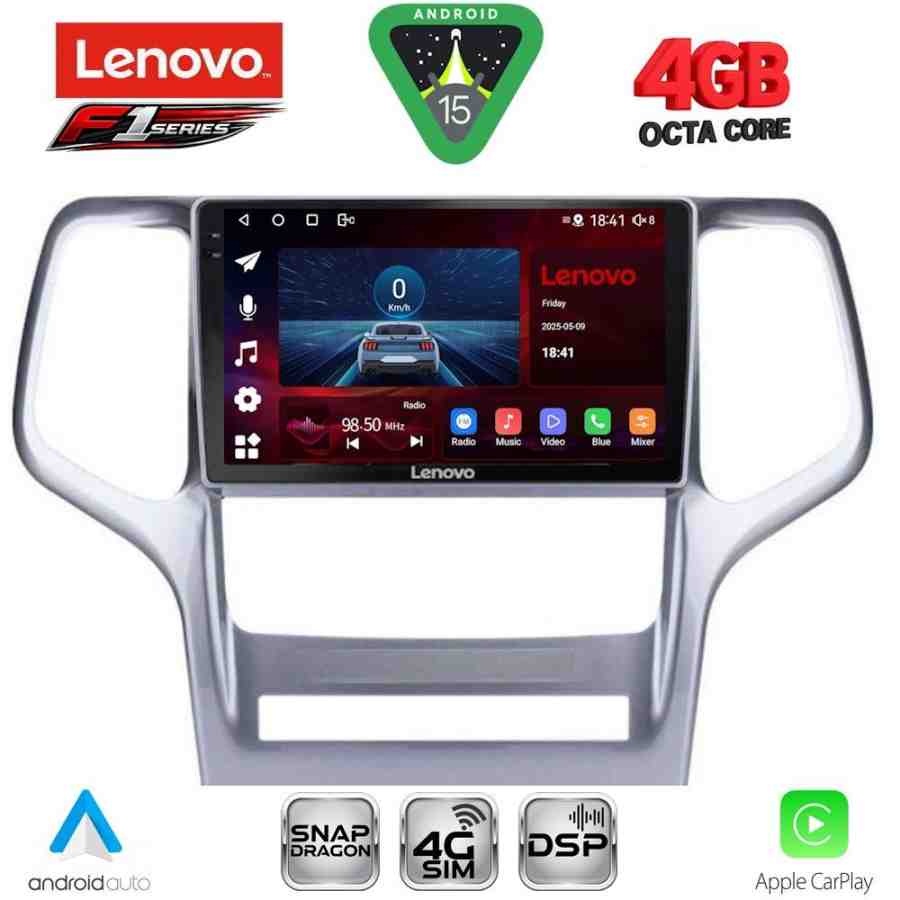 LENOVO SSQ 9282_CPA (9inc) MULTIMEDIA TABLET for JEEP GRAND CHEROKEE mod. 2011-2014