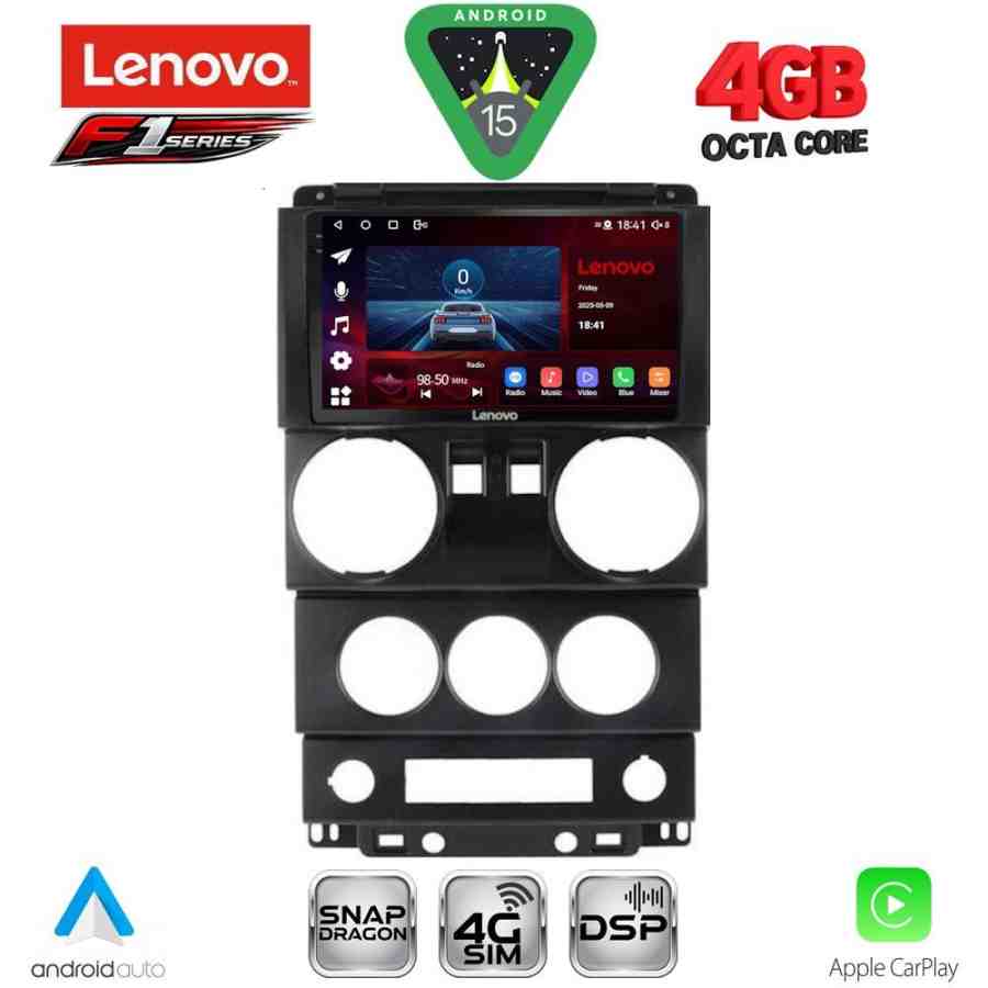 LENOVO SSQ 9293_CPA (9inc) MULTIMEDIA TABLET for JEEP WRANGLER  mod. 2006-2011